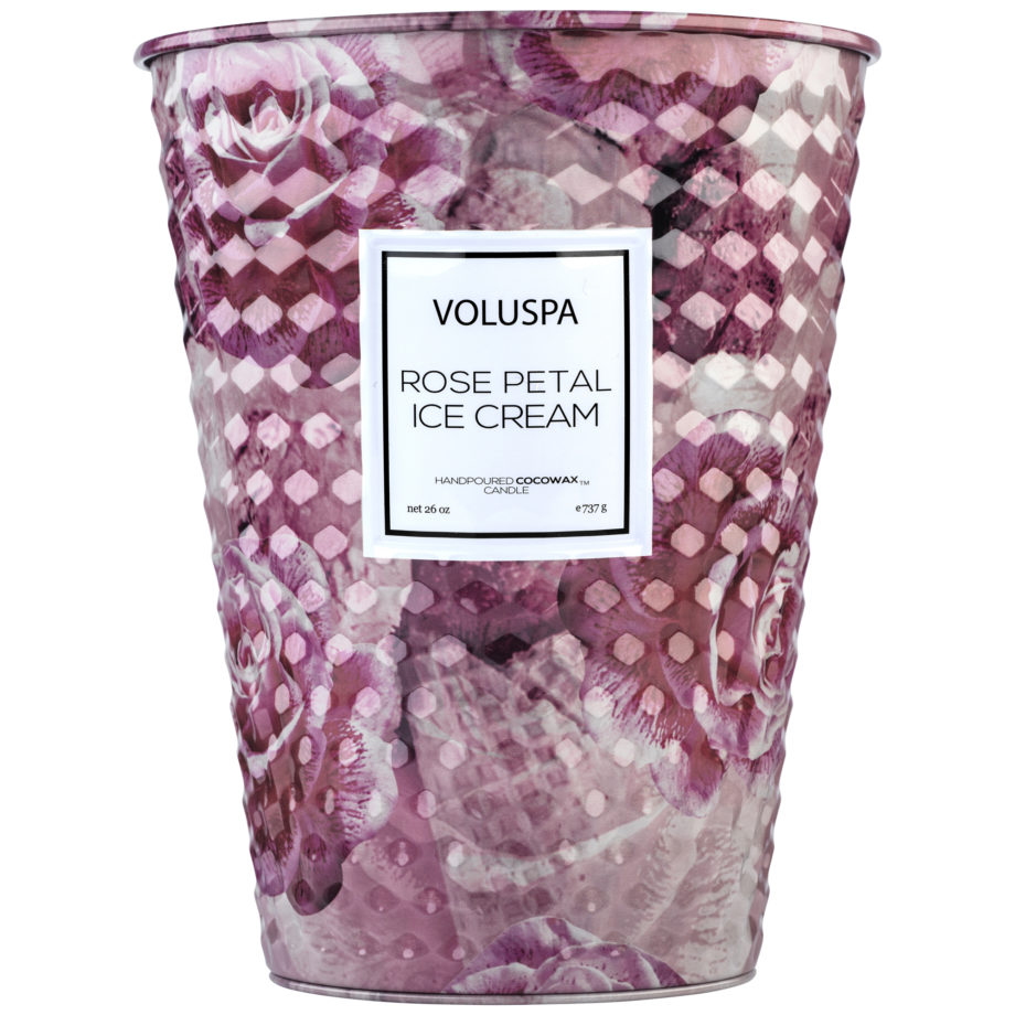 Фото 9 - Ароматическая свеча Мороженое с Лепестками Роз.