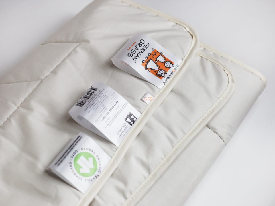 Одеяло Baby Organic Linen Grass Лён/Хлопок