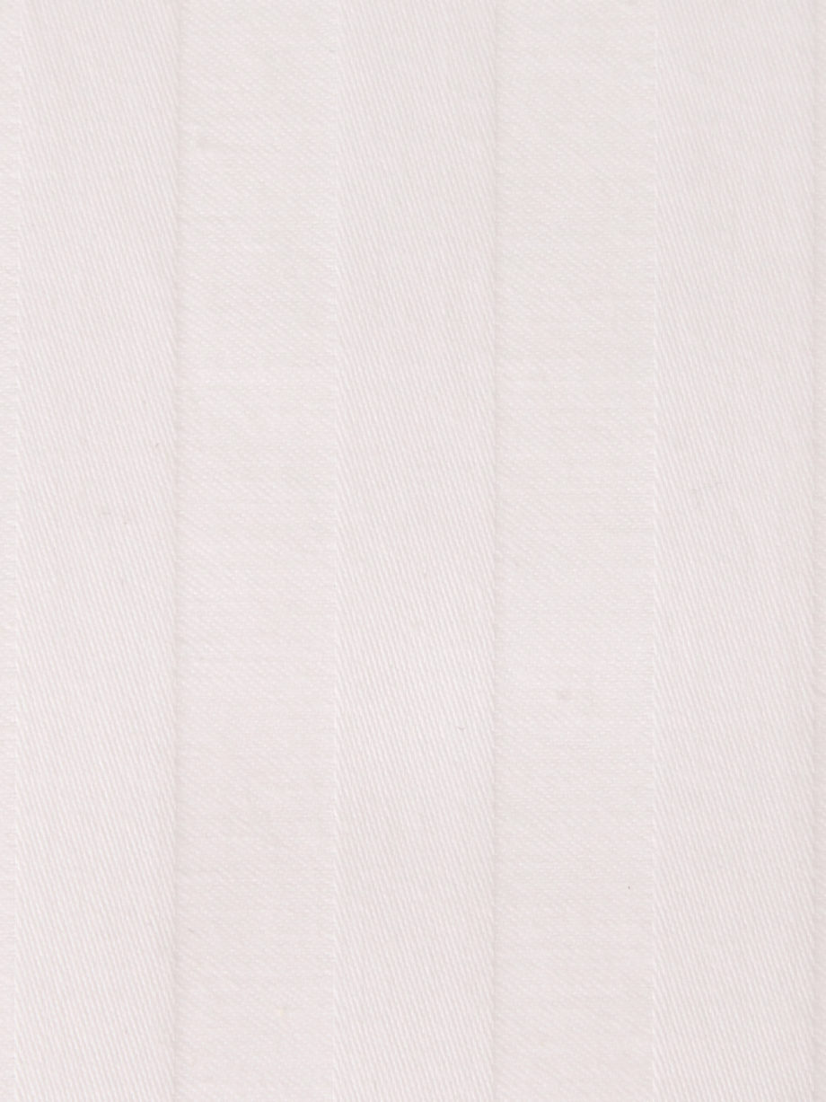Фото 9 - Комплект постельного белья Страйп Сатин 1см 400TC белый.