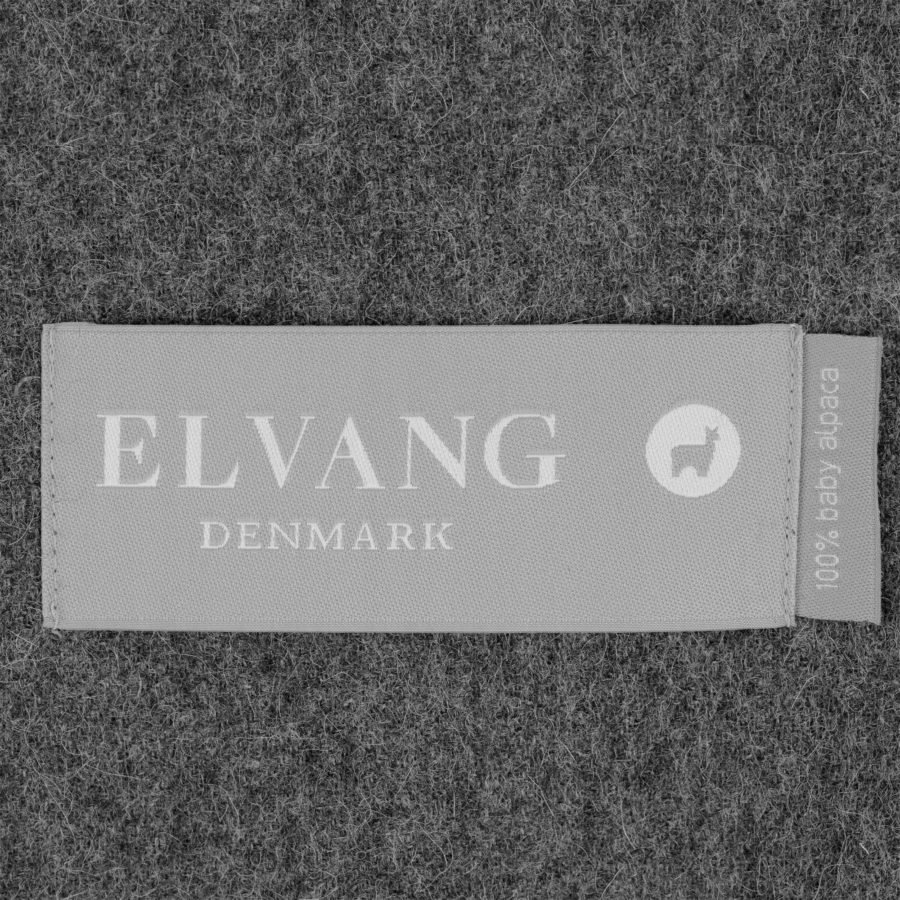 Фото 6 - Плед Luxury Темно-Серый Elvang Denmark.