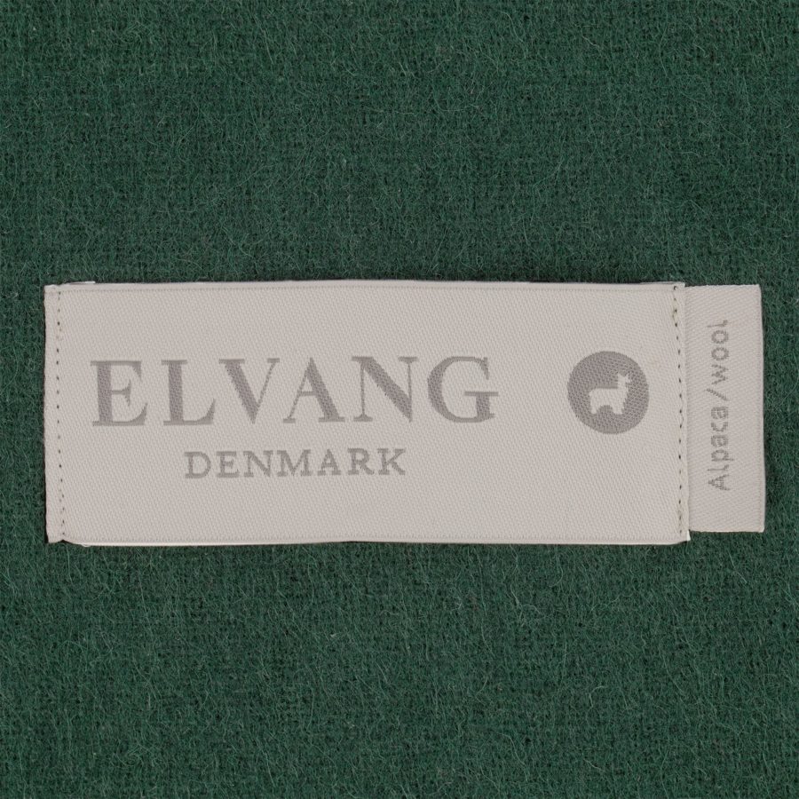 Фото 7 - Плед Classic Зеленый Elvang Denmark.