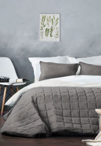 Покрывало Софт Серый