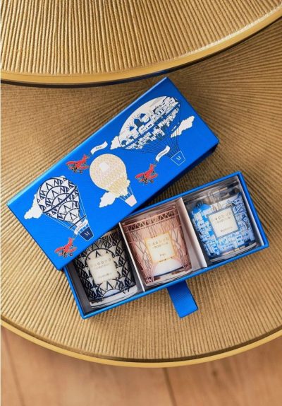 Набор Из 3 Свеч My First Baobab Travel Trio Manhattan Paris Mykonos